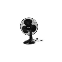 Impress 12 Inch 3 Speed Oscillating Table Fan in Black